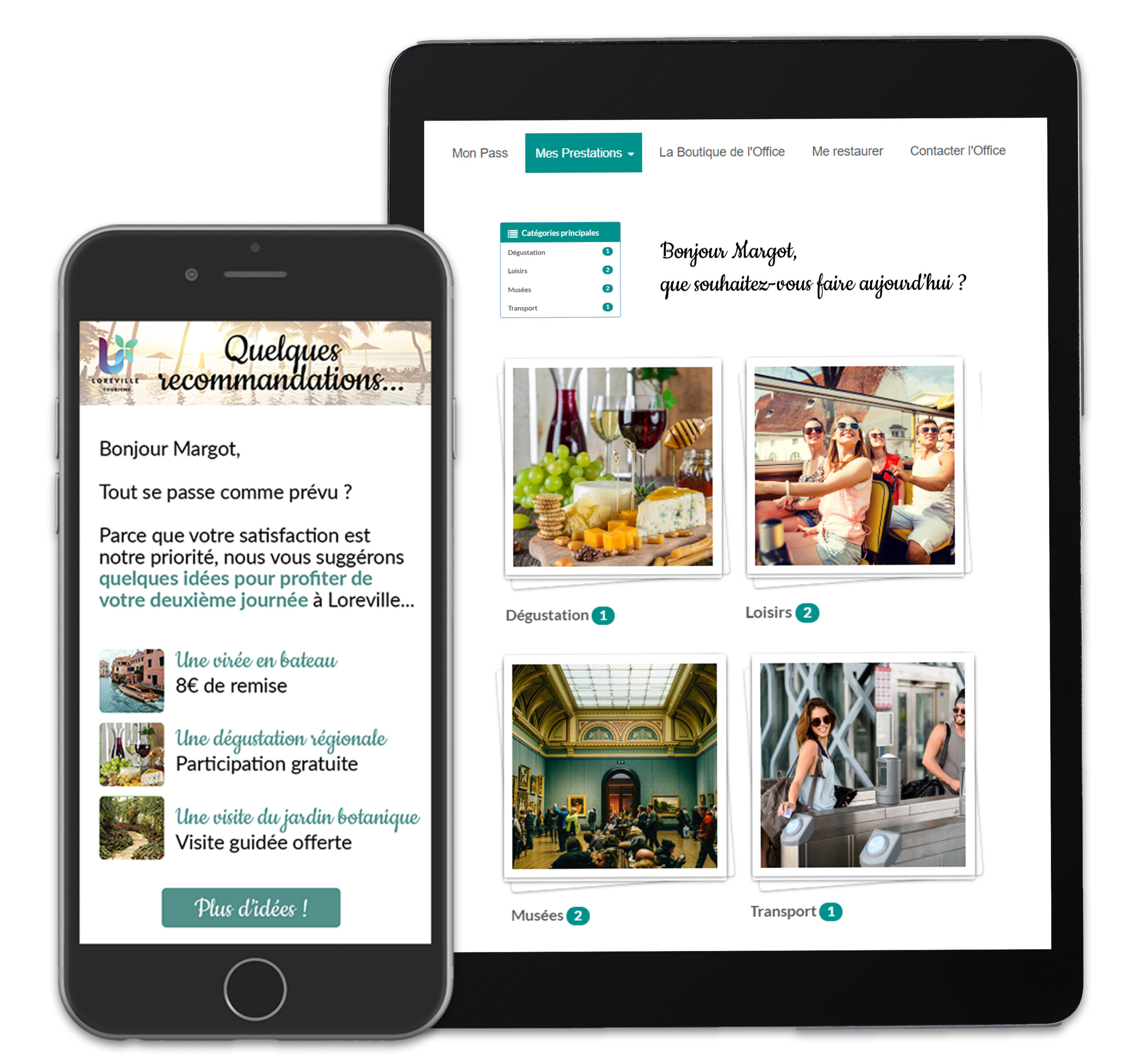 Les visiteurs sont accompagnés dans l'usage de leur Pass avec un guide mobile - ADELYA Les visiteurs sont accompagnés dans l'usage de leur Pass avec un guide mobile