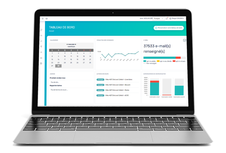 Les tableaux de bord Loyalty Operator permettent de suivre 