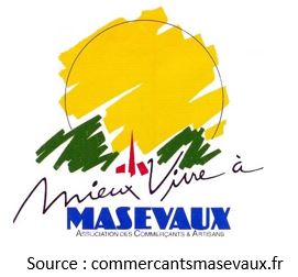 Logo de l'association des commerçants de la ville de Masevaux