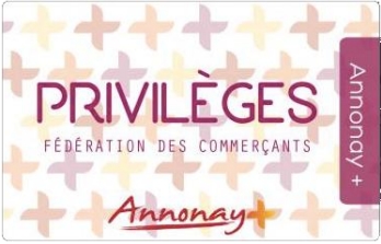 Carte de fidélité " Privilèges" d'Annonay