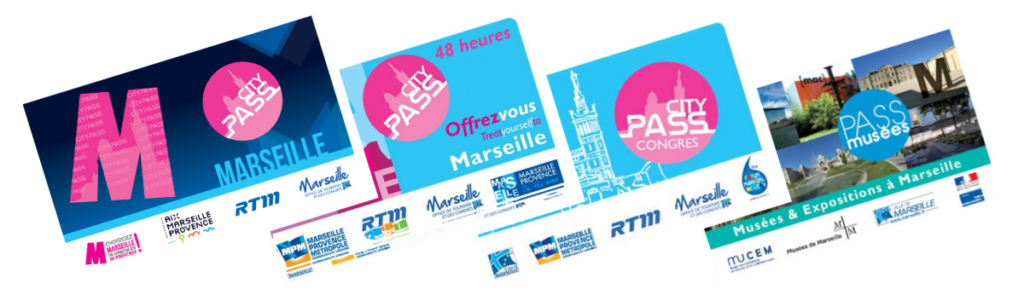 Visuel des City Pass physiques de Marseille