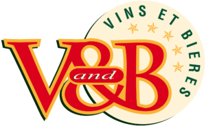 Logo de V and B, vins et bières