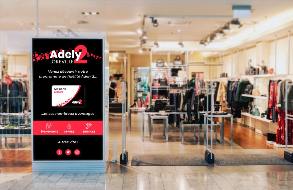 Programme de fidélité multi-commerces pour les centres commerciaux