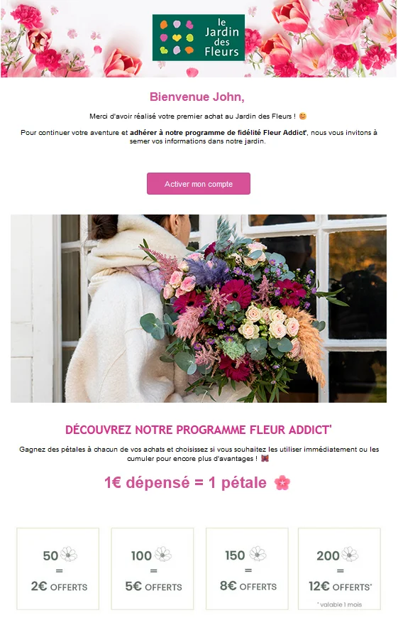 la newsletter de Jardin des Fleurs - Programme Flora Nova