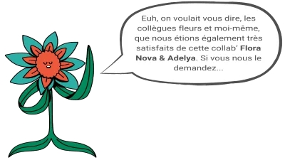 Dessin d'une fleur ) Programme Flora Nova