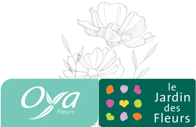 logos de oya et jardin des fleurs ) programme Flora Nova