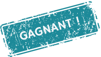 Stamp "gagnant"