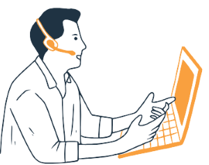 Illustration d'un technicien support technique