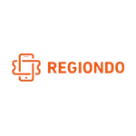Logo featuring an orange circular emblem followed by orange brand text on a black background.