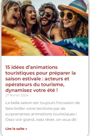 Tourisme : booster son commerce