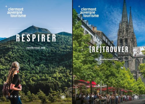 Campagne menée par l’Office de Tourisme Clermont Auvergne et appuyée par la métropole Campagne menée par l'Office de Tourisme Clermont Auvergne et appuyée par la métropole
